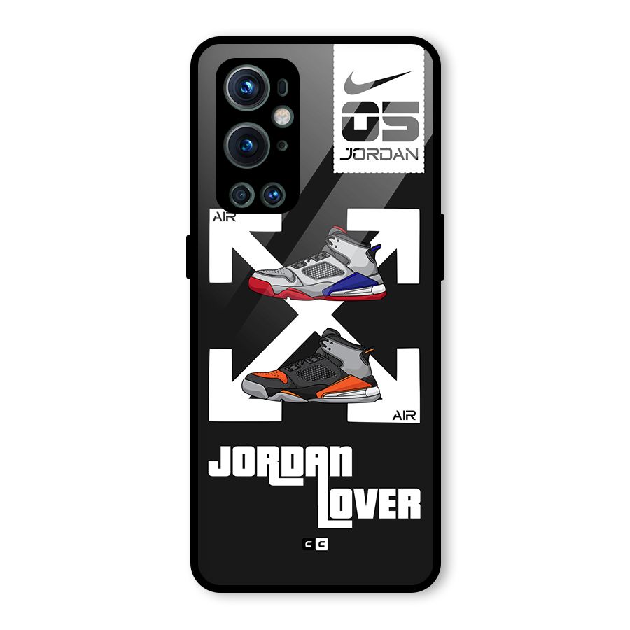 Air Shoe Lover Glass Back Case for OnePlus 9 Pro
