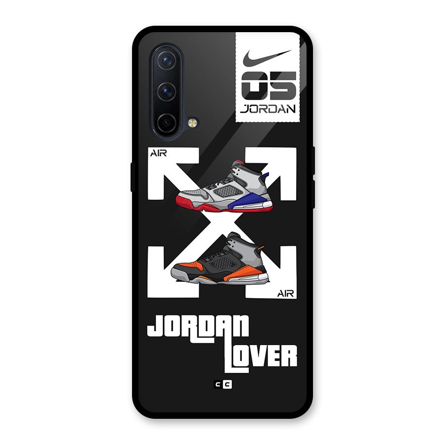 Air Shoe Lover Glass Back Case for OnePlus Nord CE 5G