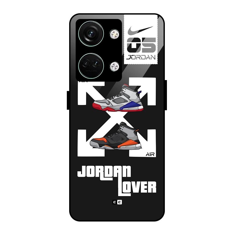 Air Shoe Lover Glass Back Case for Oneplus Nord 3
