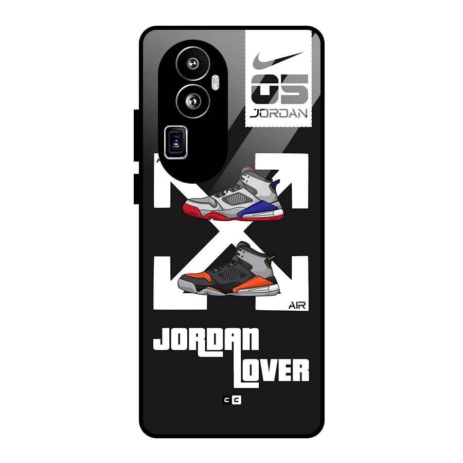 Air Shoe Lover Glass Back Case for Oppo Reno10 Pro Plus