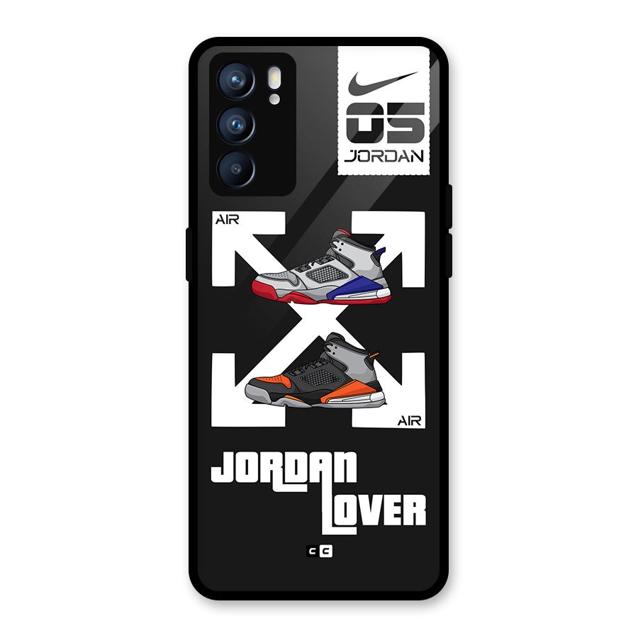 Air Shoe Lover Glass Back Case for Oppo Reno6 5G