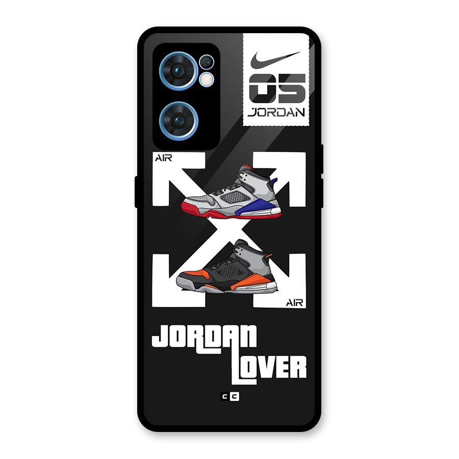 Air Shoe Lover Glass Back Case for Oppo Reno7 5G