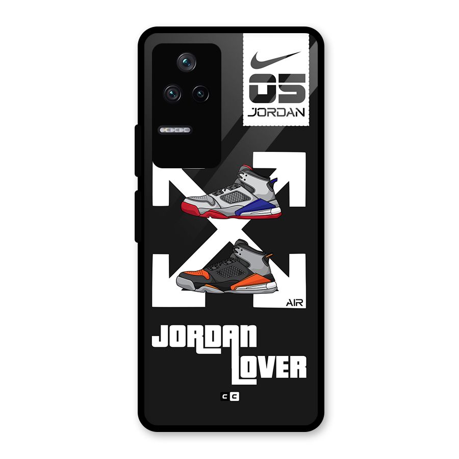 Air Shoe Lover Glass Back Case for Poco F4 5G
