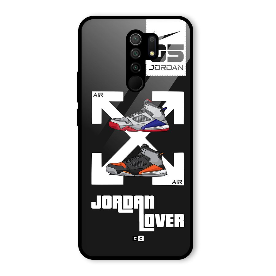 Air Shoe Lover Glass Back Case for Poco M2