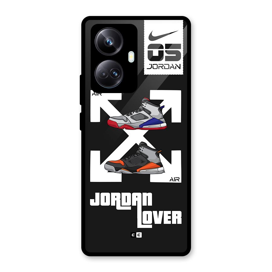Air Shoe Lover Glass Back Case for Realme 10 Pro Plus