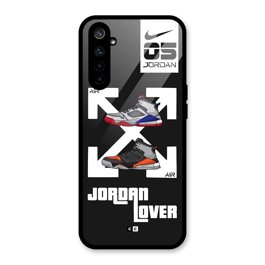 Air Shoe Lover Glass Back Case for Realme 6