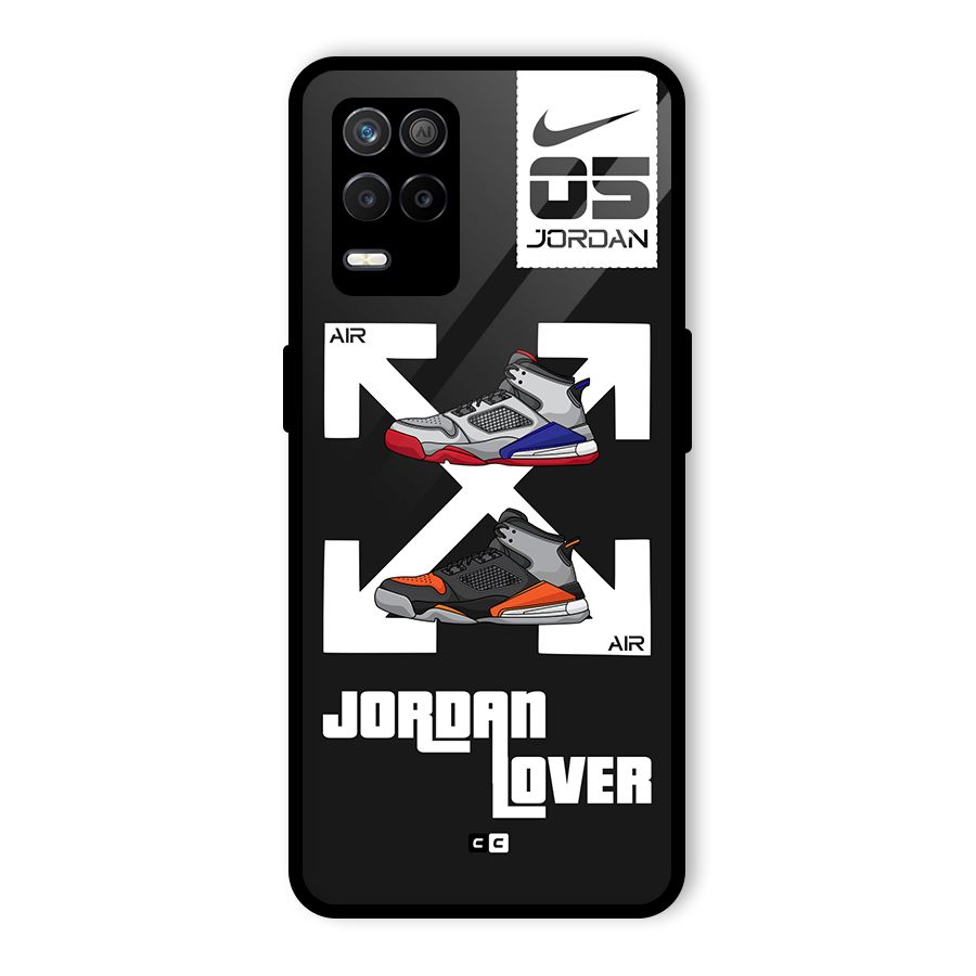 Air Shoe Lover Glass Back Case for Realme 8s 5G