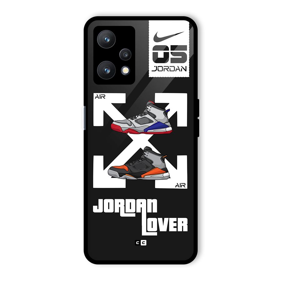 Air Shoe Lover Glass Back Case for Realme 9 Pro 5G