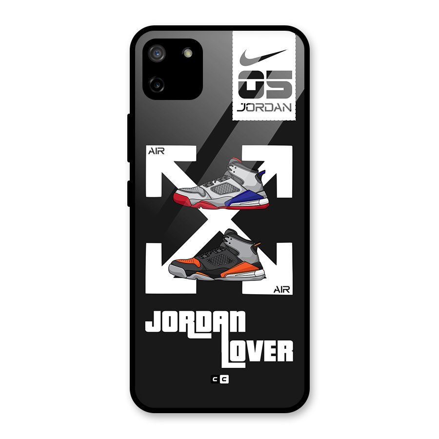 Air Shoe Lover Glass Back Case for Realme C11