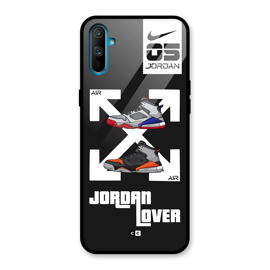Air Shoe Lover Glass Back Case for Realme C3