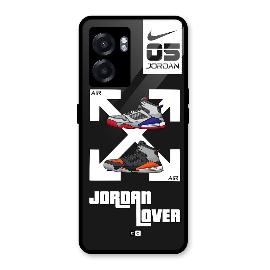 Air Shoe Lover Glass Back Case for Realme Narzo 50 5G