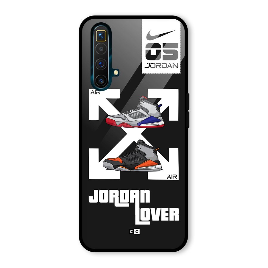Air Shoe Lover Glass Back Case for Realme X3