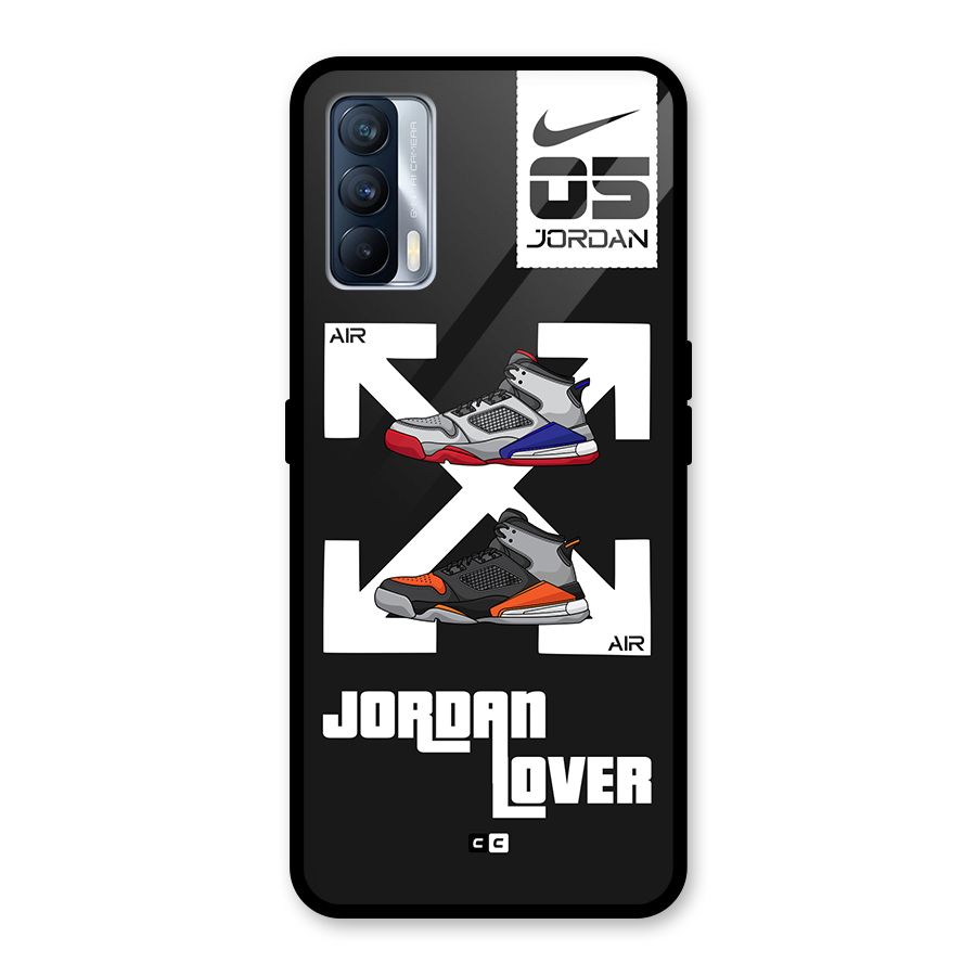Air Shoe Lover Glass Back Case for Realme X7