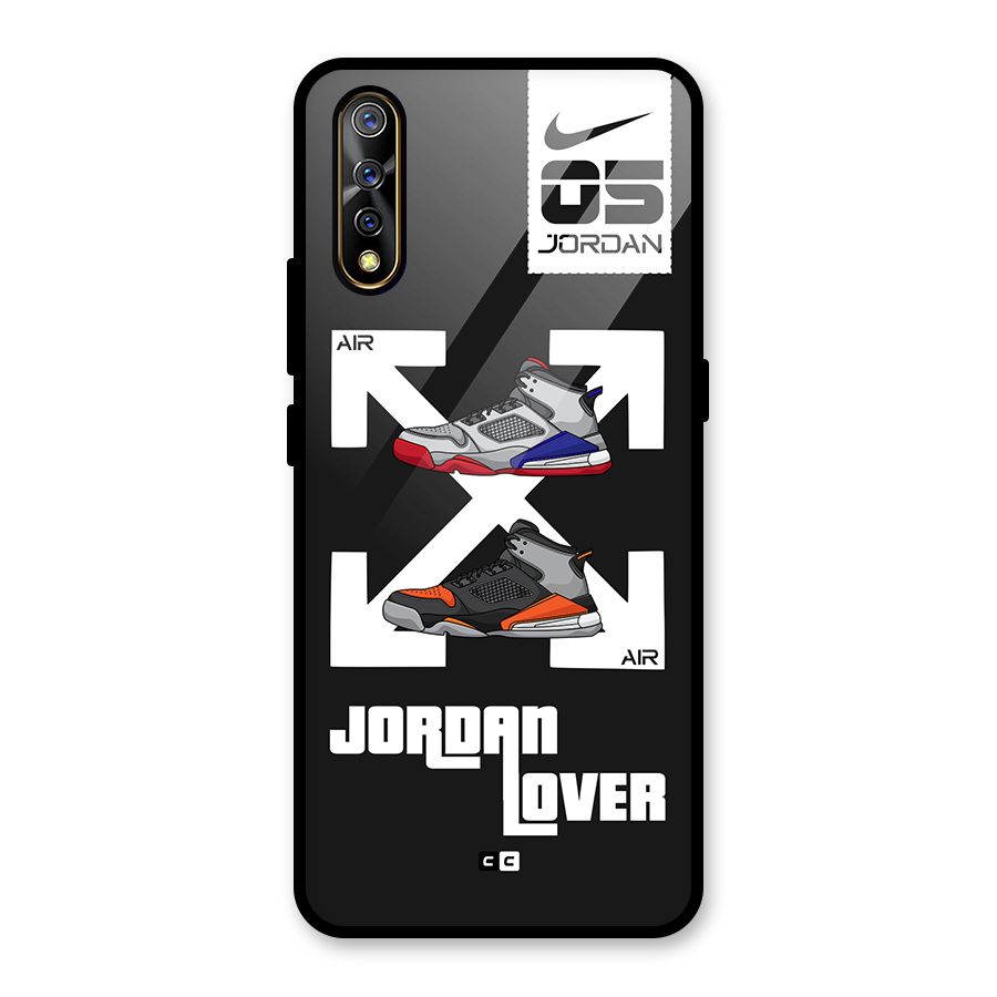 Air Shoe Lover Glass Back Case for Vivo S1