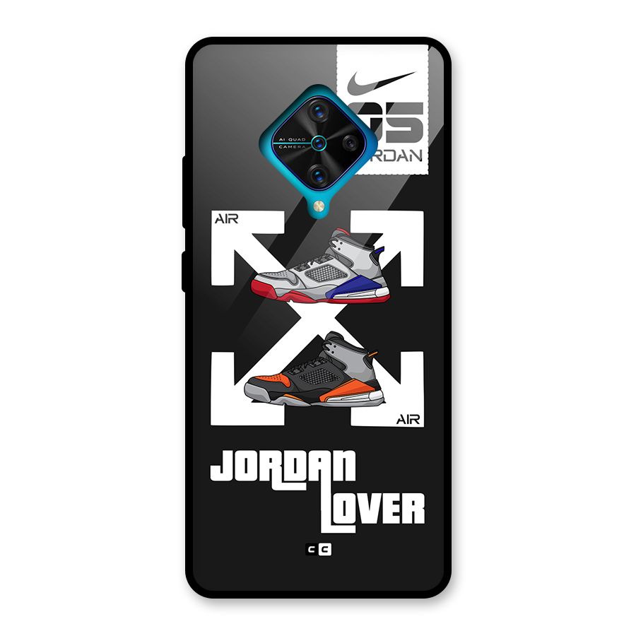 Air Shoe Lover Glass Back Case for Vivo S1 Pro