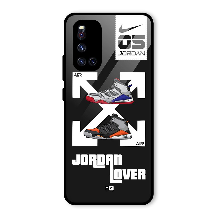 Air Shoe Lover Glass Back Case for Vivo V19