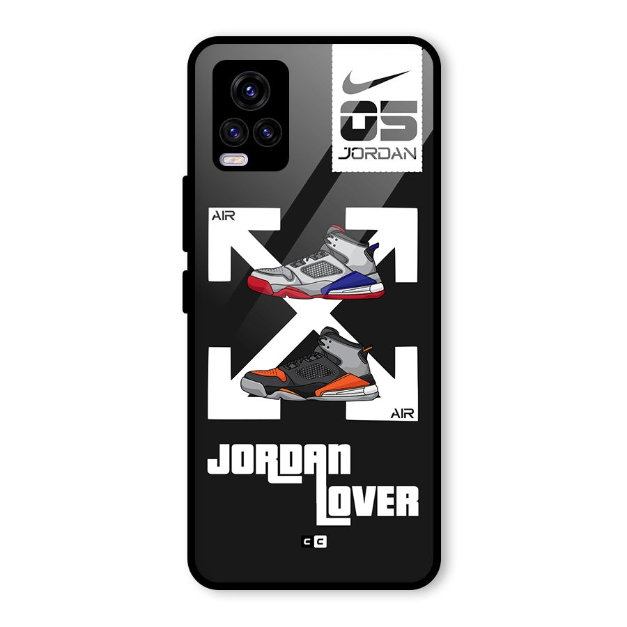 Air Shoe Lover Glass Back Case for Vivo V20