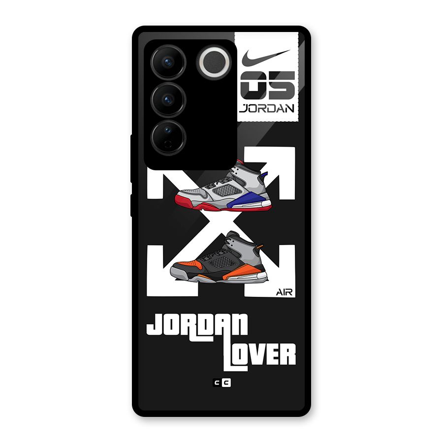 Air Shoe Lover Glass Back Case for Vivo V27