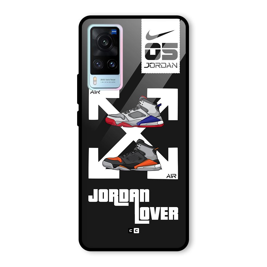 Air Shoe Lover Glass Back Case for Vivo X60