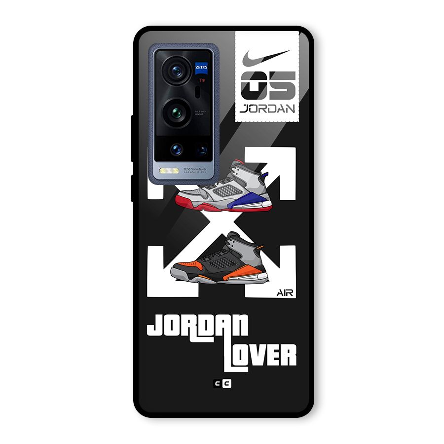 Air Shoe Lover Glass Back Case for Vivo X60 Pro Plus