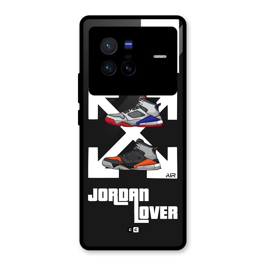 Air Shoe Lover Glass Back Case for Vivo X80