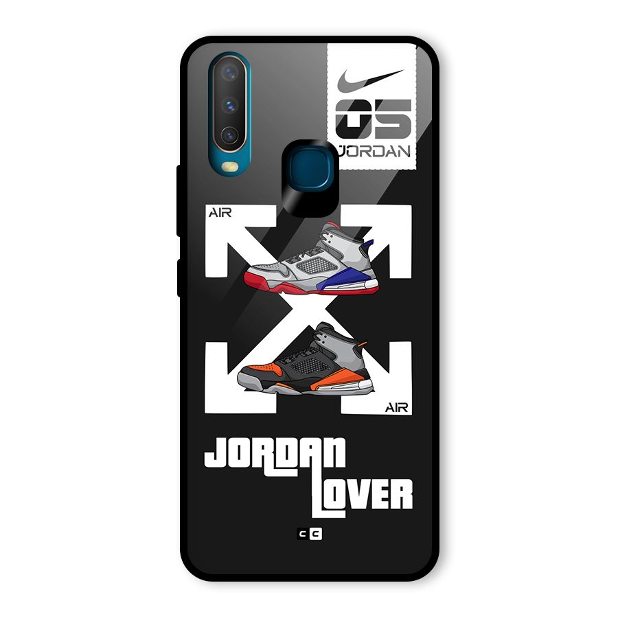 Air Shoe Lover Glass Back Case for Vivo Y12