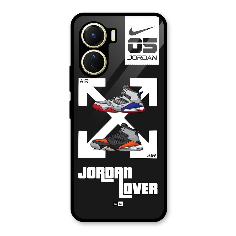 Air Shoe Lover Glass Back Case for Vivo Y16