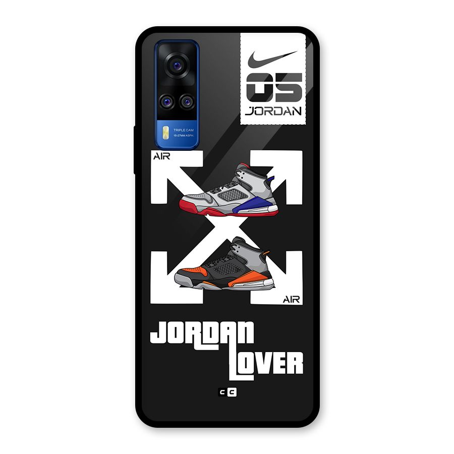 Air Shoe Lover Glass Back Case for Vivo Y31