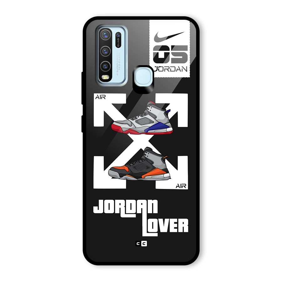 Air Shoe Lover Glass Back Case for Vivo Y50