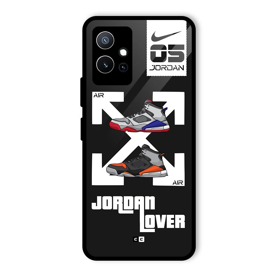 Air Shoe Lover Glass Back Case for Vivo Y75 5G