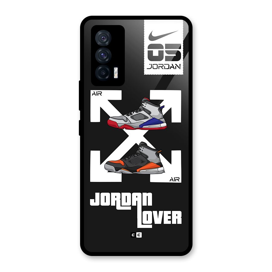 Air Shoe Lover Glass Back Case for Vivo iQOO 7 5G