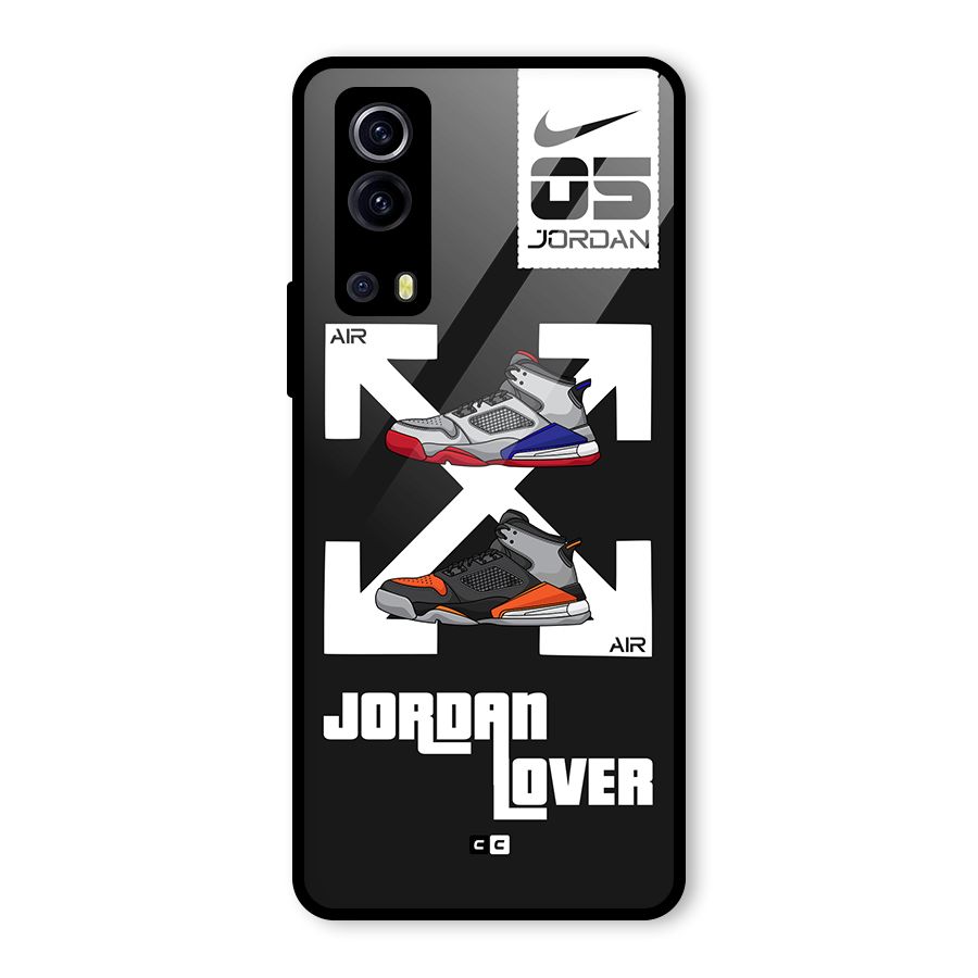 Air Shoe Lover Glass Back Case for Vivo iQOO Z3