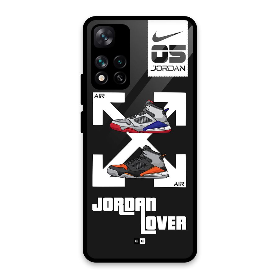 Air Shoe Lover Glass Back Case for Xiaomi 11i HyperCharge 5G