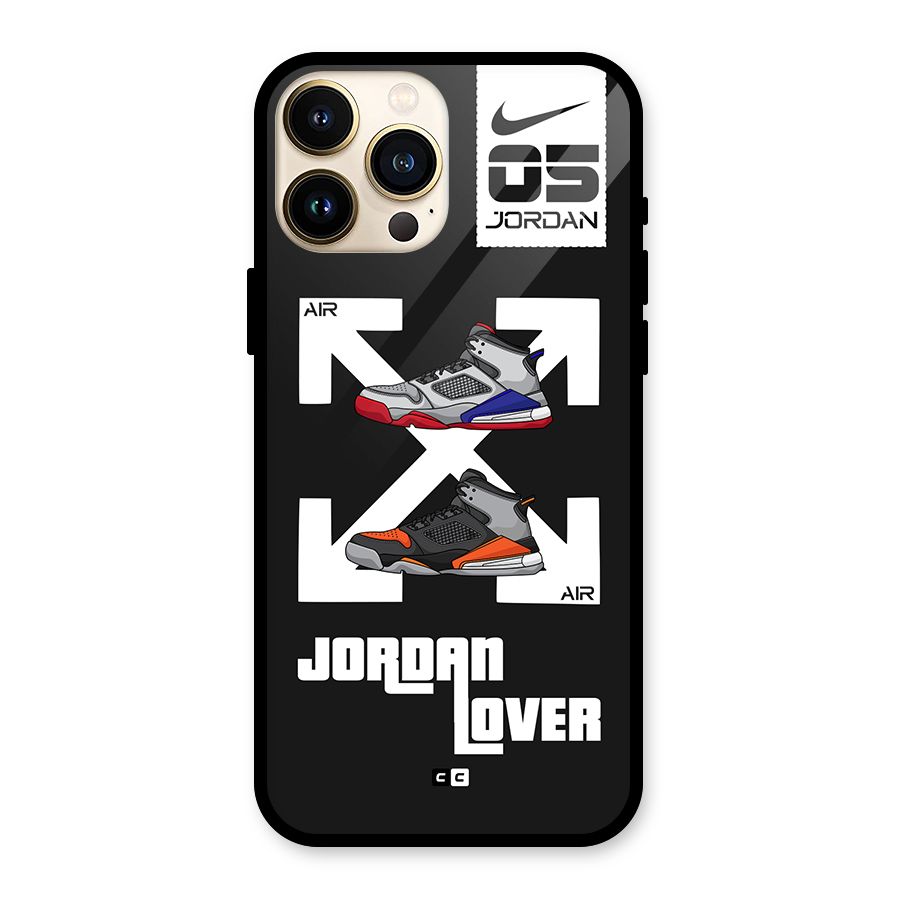 Air Shoe Lover Glass Back Case for iPhone 13 Pro Max