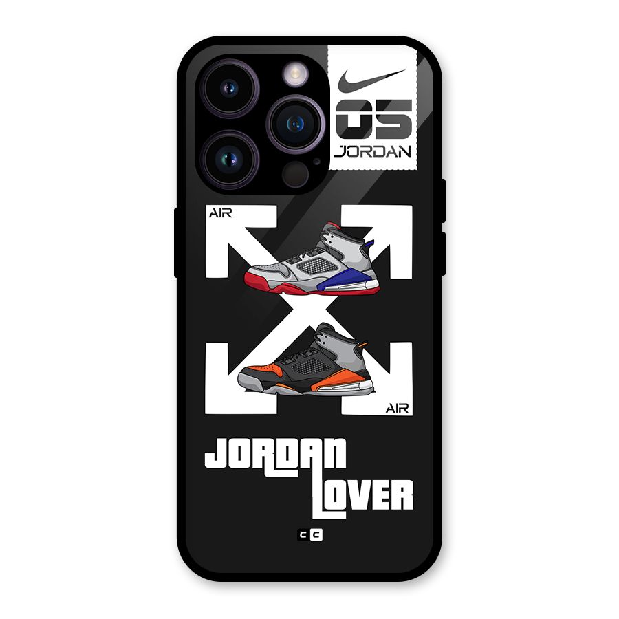 Air Shoe Lover Glass Back Case for iPhone 14 Pro