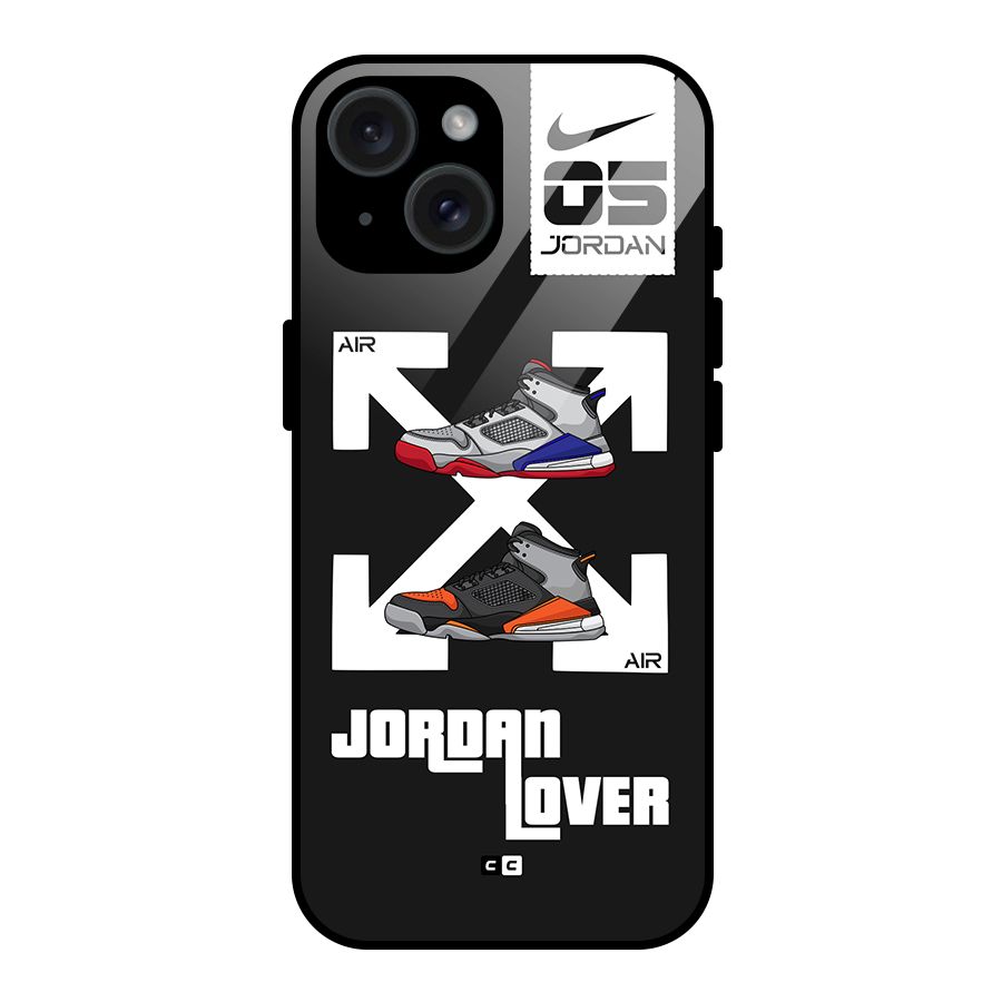Air Shoe Lover Glass Back Case for iPhone 15