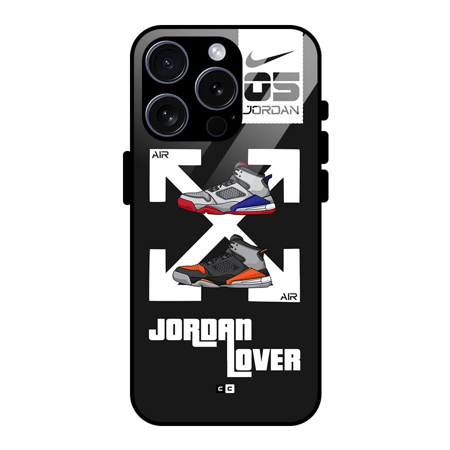 Air Shoe Lover Glass Back Case for iPhone 15 Pro