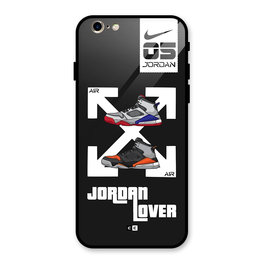 Air Shoe Lover Glass Back Case for iPhone 6 6S