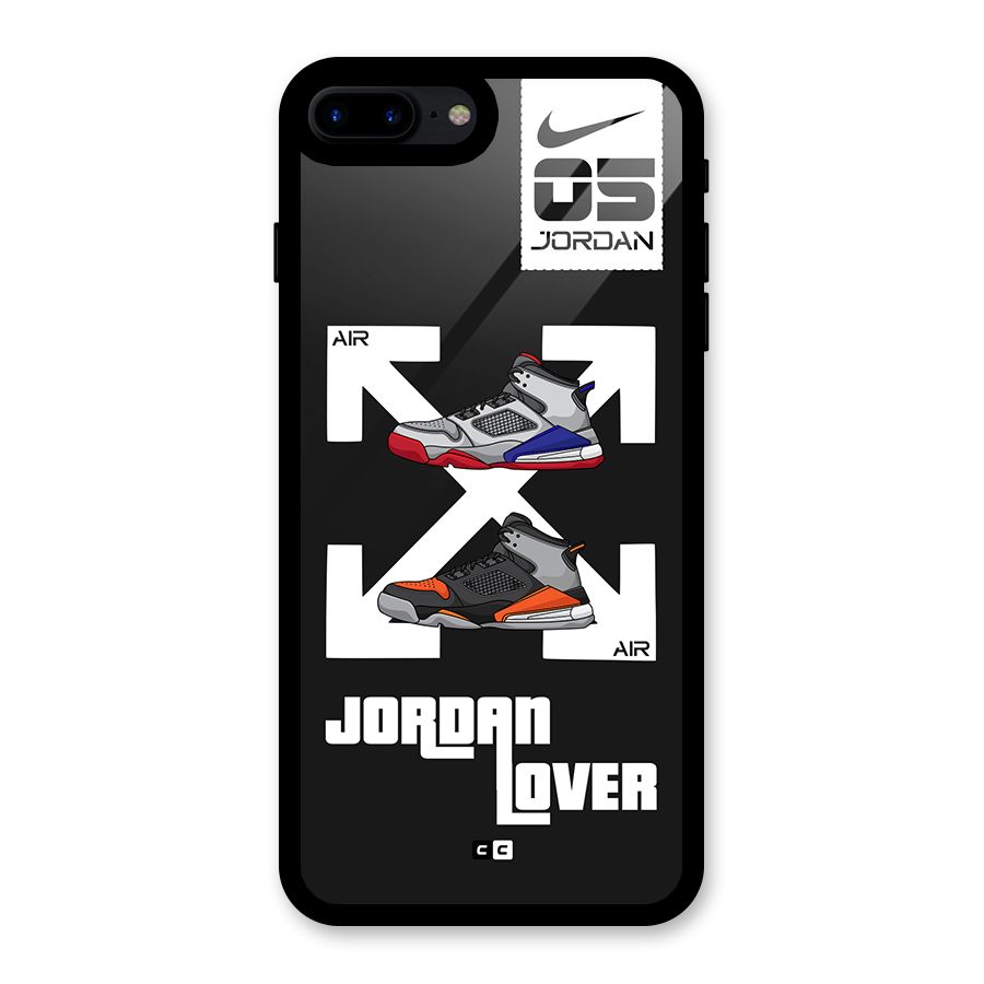 Air Shoe Lover Glass Back Case for iPhone 8 Plus