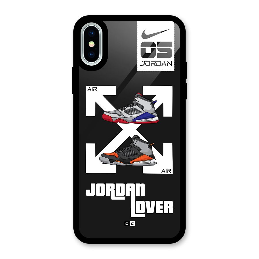 Air Shoe Lover Glass Back Case for iPhone X