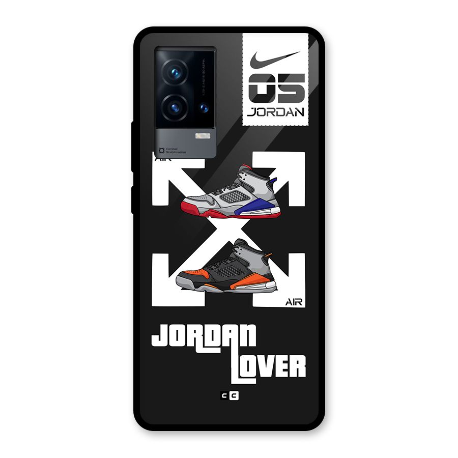 Air Shoe Lover Glass Back Case for iQOO 9 5G