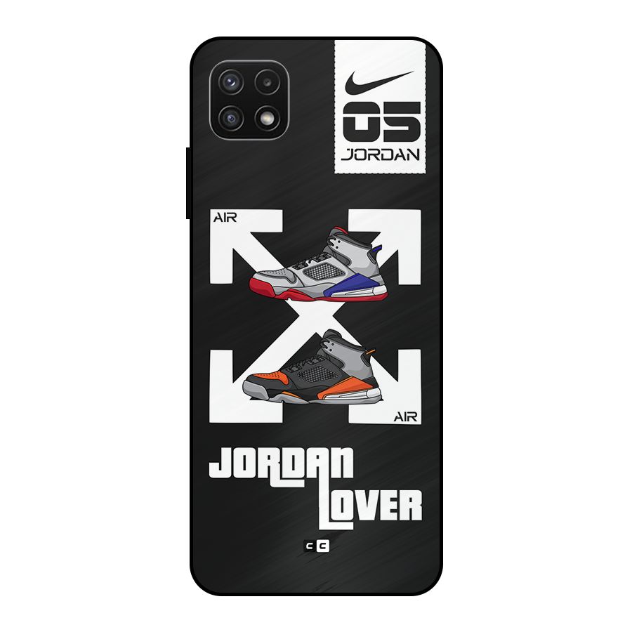 Air Shoe Lover Metal Back Case for Galaxy A22 5G