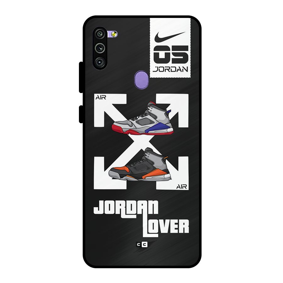 Air Shoe Lover Metal Back Case for Galaxy M11