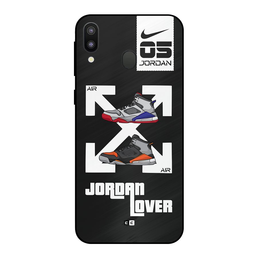 Air Shoe Lover Metal Back Case for Galaxy M20