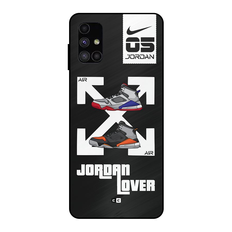 Air Shoe Lover Metal Back Case for Galaxy M51