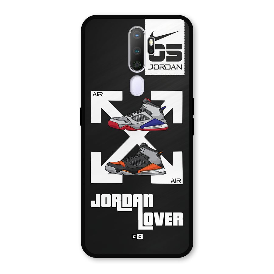 Air Shoe Lover Metal Back Case for Oppo A9 (2020)