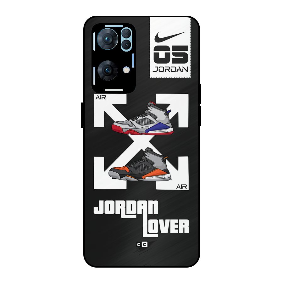 Air Shoe Lover Metal Back Case for Oppo Reno7 Pro 5G