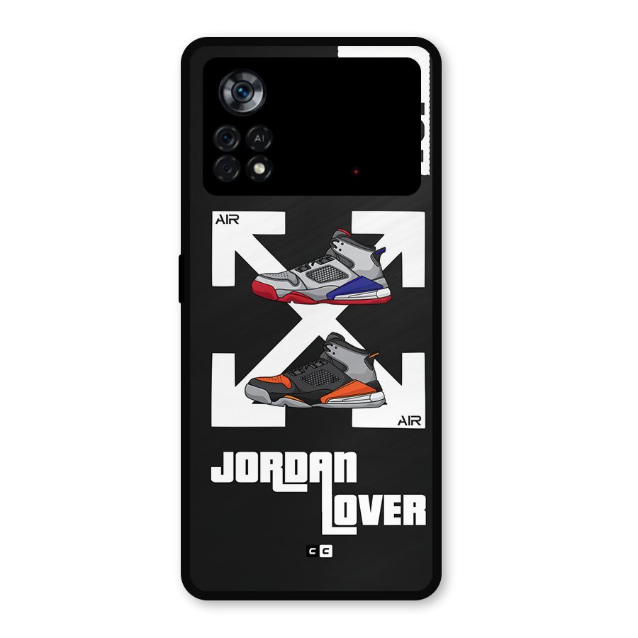 Air Shoe Lover Metal Back Case for Poco X4 Pro 5G