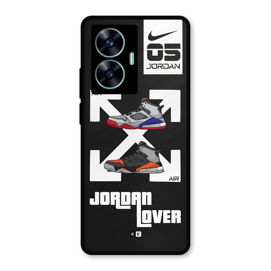Air Shoe Lover Metal Back Case for Realme Narzo N55