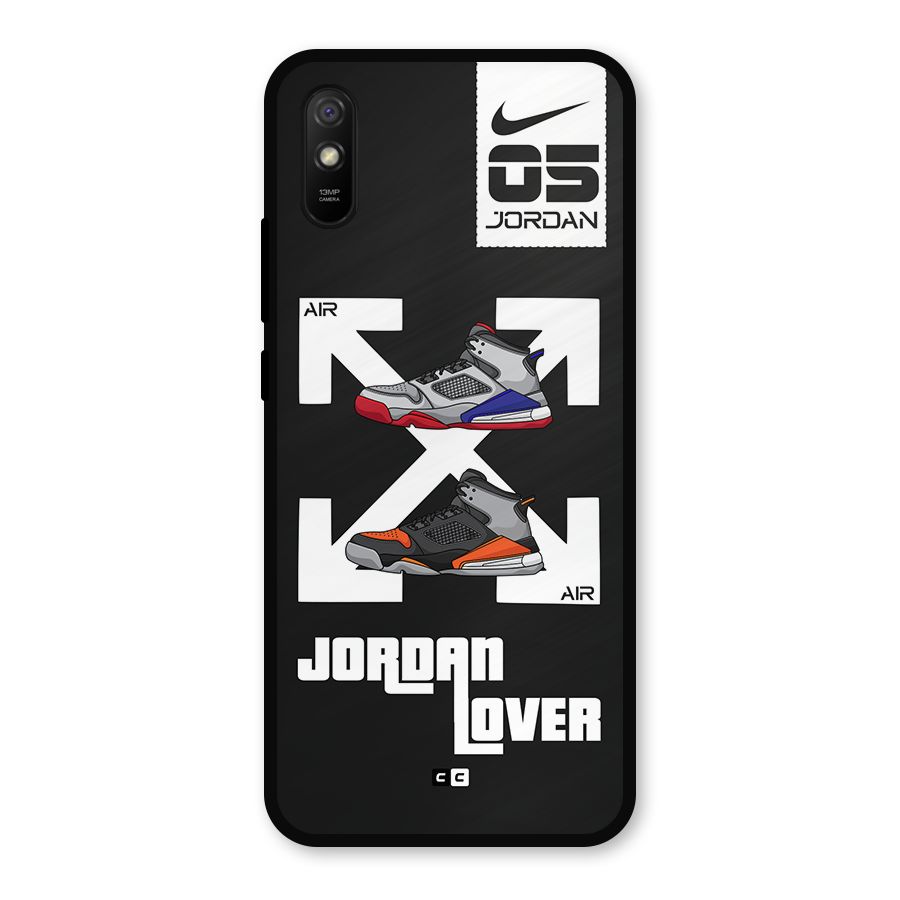 Air Shoe Lover Metal Back Case for Redmi 9a